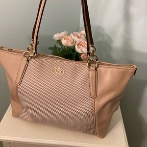 Coach Legacy Jacquard Ava Purse in Beechwood and Ivory